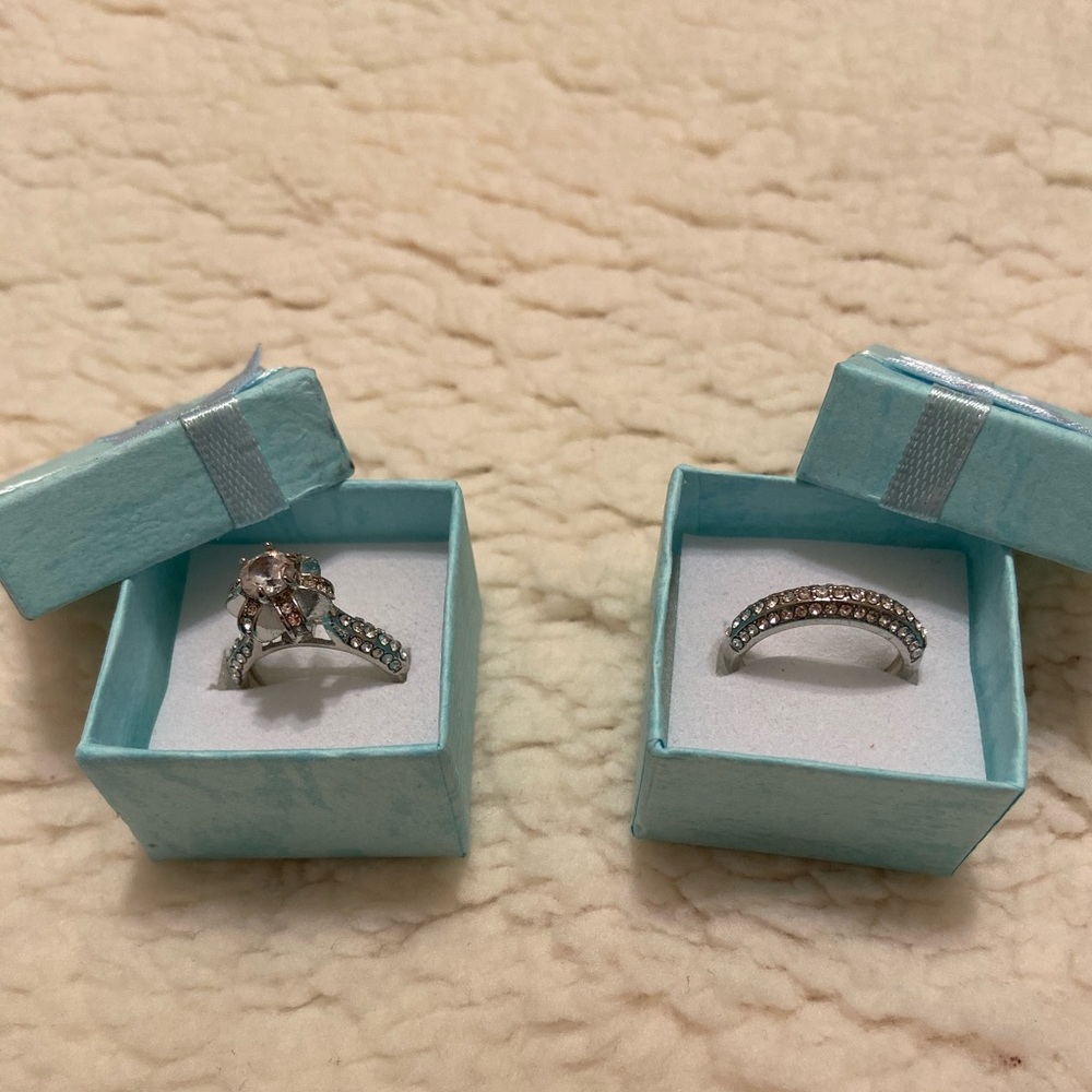 Ladies Stainless Steel Ring set